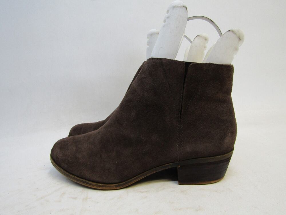Lucky Brand Womens Size 10 M Brown Suede Ankle Fashion Boots Bootie